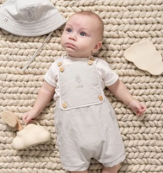 Комбинезон Caramell Serenity Boy Beige (3-6М) купить в Кишиневе. Фото 3