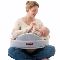 Подушка для кормления Momcozy Exclusive Memory Grey, 57x37 см купить в Кишиневе. Фото 1