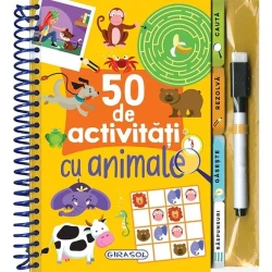 Carte 50 de activități cu animale cumpăra în Chișinau. Foto 1