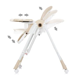 Стульчик для кормления 2 в 1 Chipolino MILK SHAKE beige купить в Кишиневе. Фото 6