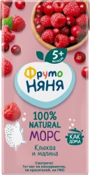 Suc merisoare-zmeura ФрутоНяня (5 luni+), 200 ml cumpăra în Chișinau. Foto 1