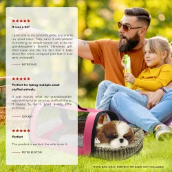 Geantă de transport pentru animăluțele de jucărie Perfect Petzzz Tote Pink cumpăra în Chișinau. Foto 4