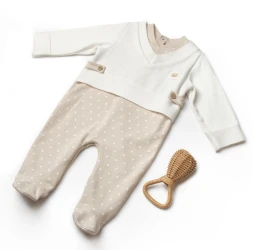 Комбинезон BabyCosy Ivory & Ecru (3-6М) купить в Кишиневе. Фото 1