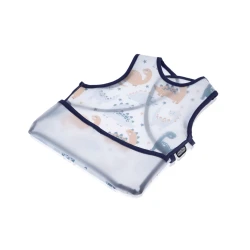 Полиэстеровый слюнявчик BabyJem Dinosaurs Blue купить в Кишиневе. Фото 2