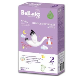 Смесь для новорожденных Беллакт Гипоаллергенный Active 2 (6-12 мес), 300 гр купить в Кишиневе. Фото 1