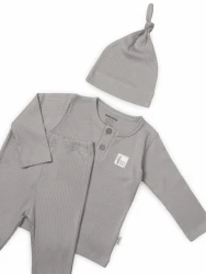 Комплект из 3 штук BabyCosy Bamboo Grey (9-12М) купить в Кишиневе. Фото 3