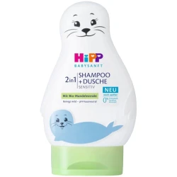 Șampon și gel de duș 2 în 1 HiPP BabySanft, 200 ml cumpăra în Chișinau. Foto 1