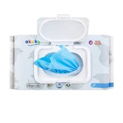 Многоразовый дозатор для влажных салфеток Akuku White купить в Кишиневе. Фото 9
