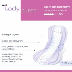 Absorbante Seni Lady Super, 15 buc. cumpăra în Chișinau. Foto 3