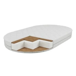 Матрас детский овальный Eucalyptus Olivia 120x70x6см купить в Кишиневе. Фото 1