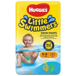Подгузники-трусики для плавания Huggies Little Swimmers 5-6 (12-18 кг), 11 шт. купить в Кишиневе. Фото 2