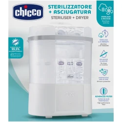 Sterilizator și uscător de biberoane 2 în 1 Chicco White cumpăra în Chișinau. Foto 3