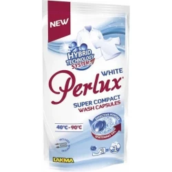 Капсулы для стирки Perlux Super Compact White, 2 шт. купить в Кишиневе. Фото 1