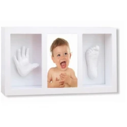 Набор для творчества для мам Moni Отпечаток ручки и ножки с фоторамкой 3D купить в Кишиневе. Фото 1