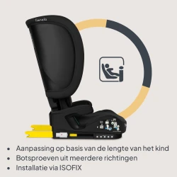 Scaun auto 100-150 cm (i-Size) Isofix Lionelo Orin Black Carbon cumpăra în Chișinau. Foto 8