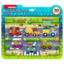 Развивающий пазл Puedo Dynamic Puzzle Traffic&Ocean,17 элементов в асс. купить в Кишиневе. Фото 2