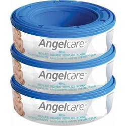 Сменные круглые кассеты для контейнера для подгузников AngelCare Classic, 3 шт. купить в Кишиневе. Фото 1