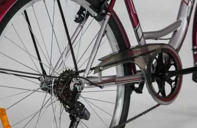 Велосипед Fulger Street 1.0 Burgundy & Silver, колёса 26 купить в Кишиневе. Фото 5