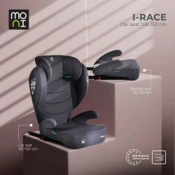 Автокресло 100-150 см (i-Size) Isofix Moni i-Race Cosmo Black купить в Кишиневе. Фото 7