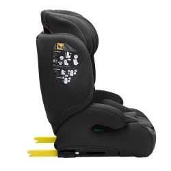 Автокресло 76-150 см (i-Size) Isofix Kikkaboo i-Bronn Black купить в Кишиневе. Фото 5