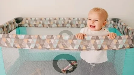 Patut pliabil Lionelo Stefi Green Turquoise cumpăra în Chișinau. Foto 7