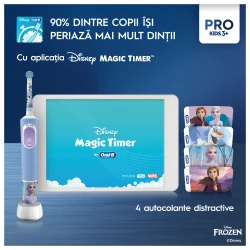 Детская электрическая зубная щётка ORAL-B Pro Kids Frozen (3 лет+) купить в Кишиневе. Фото 6
