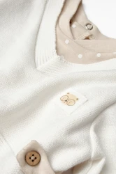 Комбинезон BabyCosy Ivory & Ecru (3-6М) купить в Кишиневе. Фото 5