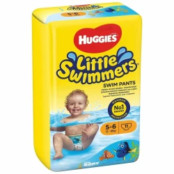 Подгузники-трусики для плавания Huggies Little Swimmers 5-6 (12-18 кг), 11 шт. купить в Кишиневе. Фото 1