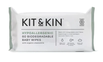 Влажные салфетки Kit&Kin, 60 шт. купить в Кишиневе. Фото 1