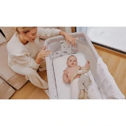 Pătuc Co-sleeper 3 in 1 Lionelo Aurora Beige Capuccino cumpăra în Chișinau. Foto 2