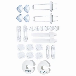 Set 26 Protecții pentru Mobilier BabyJem Home Safety Kit, Albe cumpăra în Chișinau. Foto 1