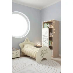 Детская кровать Tisam Cosmos Star Ivory, 143x63 см купить в Кишиневе. Фото 2