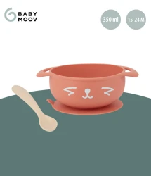 Set de hrănire din silicon Babymoov Taste' ISY Vulpiță (15 luni +), 350 ml cumpăra în Chișinau. Foto 2