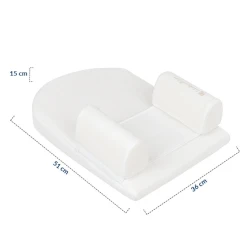 Подушка позиционер против переворачивания Kikkaboo Airknit White купить в Кишиневе. Фото 2