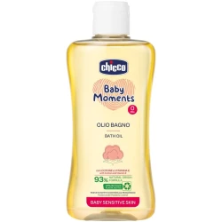 Детское масло для ванны Chicco Baby Moments Sensitive, 200 мл купить в Кишиневе. Фото 1