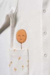 Комбинезоны BabyCosy Ivory & Orange, 2 шт. (3-6М) купить в Кишиневе. Фото 7