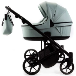 Коляска для двойни 2 в 1 Adamex Leo Duo Green купить в Кишиневе. Фото 2