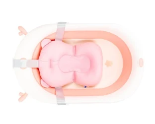 Suport textil pentru cădiță Kikkaboo Bear Pink, 45x8x32 cm cumpăra în Chișinau. Foto 2