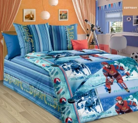 Постельное белье Cottony Hokey (3 предмета), 215x150 см купить в Кишиневе. Фото 1
