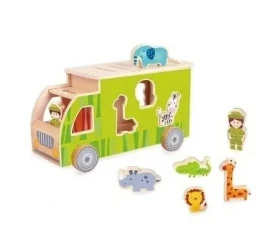 Деревянный сортер Classic World "Грузовик с животными" купить в Кишиневе. Фото 2