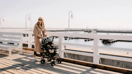 Прогулочная коляска Lionelo Elia Tropical Turquoise купить в Кишиневе. Фото 13