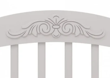 Детская кроватка на маятнике с ящиком Gandylyan Габриэлла Люкс белая купить в Кишиневе. Фото 2