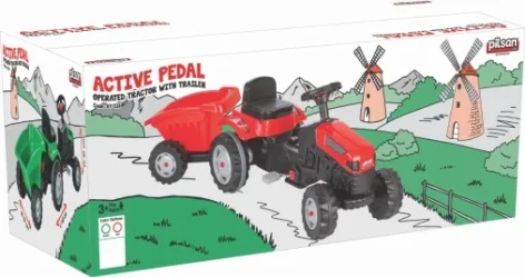 Веломобиль Pilsan Tractor 07316 Red купить в Кишиневе. Фото 2