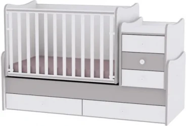 Кроватка детская трансформер Lorelli Maxi Plus New White String купить в Кишиневе