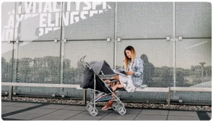 Carucior de plimbare Lionelo Elia Oslo Black White cumpăra în Chișinau. Foto 20