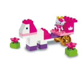Set construcție Androni Giocattoli Hello Kitty în container, 44 elemente cumpăra în Chișinau. Foto 3