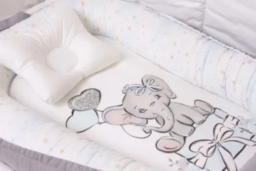 Babynest pentru bebeluș PernaMea Premium Elefant Gri cumpăra în Chișinau. Foto 4