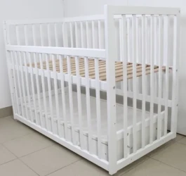 Детская кроватка Кузя София Белый на маятнике с ящиком купить в Кишиневе. Фото 4