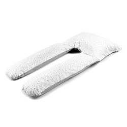 Подушка для беременных PernaMea форма-T c наволочкой Stele Gri, 140 см купить в Кишиневе. Фото 1