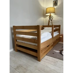 Pat Goydalka Aurora Natural cu sertar, 160x80 cm cumpăra în Chișinau. Foto 4